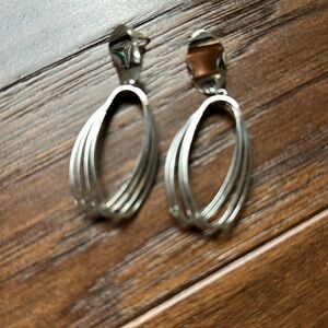 Silver plated earrings! Brand new - never worn!